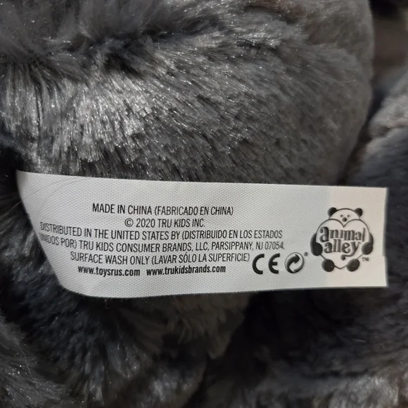 Plush Animal Alley Elephant Floppy Gray So Soft 18” - Picture 9 of 10